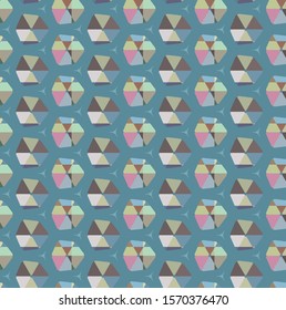 Geometric ornamental vector pattern. Seamless design texture.