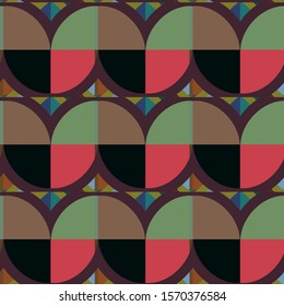 Geometric ornamental vector pattern. Seamless design texture.