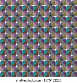 Geometric ornamental vector pattern. Seamless design texture.