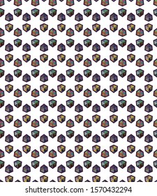 Geometric ornamental vector pattern. Seamless design texture.