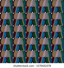 Geometric ornamental vector pattern. Seamless design texture.