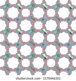 Geometric ornamental vector pattern. Seamless design texture.