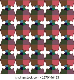 Geometric ornamental vector pattern. Seamless design texture.