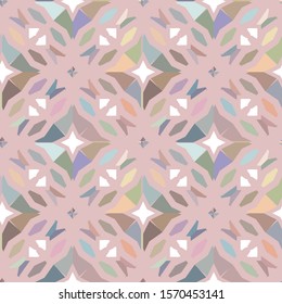 Geometric ornamental vector pattern. Seamless design texture.
