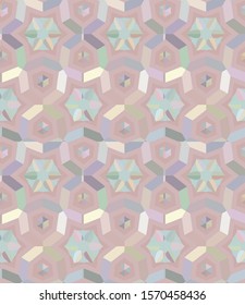 Geometric ornamental vector pattern. Seamless design texture.