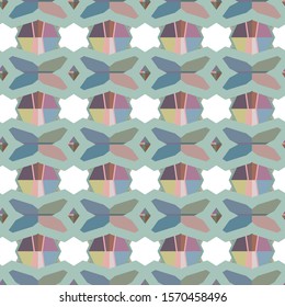 Geometric ornamental vector pattern. Seamless design texture.