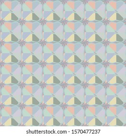 Geometric ornamental vector pattern. Seamless design texture.