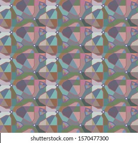 Geometric ornamental vector pattern. Seamless design texture.
