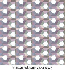Geometric ornamental vector pattern. Seamless design texture.