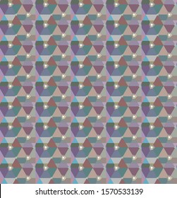Geometric ornamental vector pattern. Seamless design texture.