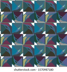 Geometric ornamental vector pattern. Seamless design texture.