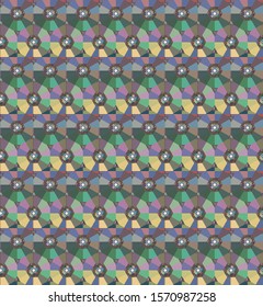 Geometric ornamental vector pattern. Seamless design texture.