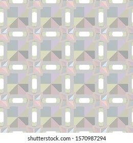 Geometric ornamental vector pattern. Seamless design texture.