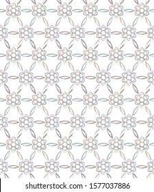 Geometric ornamental vector pattern. Seamless design texture.