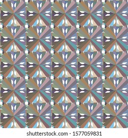 Geometric ornamental vector pattern. Seamless design texture.