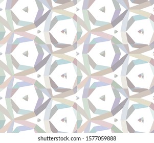 Geometric ornamental vector pattern. Seamless design texture.