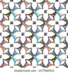 Geometric ornamental vector pattern. Seamless design texture.