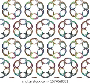 Geometric ornamental vector pattern. Seamless design texture.