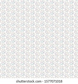 Geometric ornamental vector pattern. Seamless design texture.
