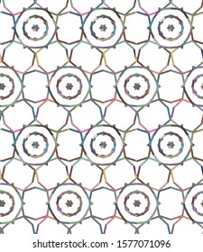 Geometric ornamental vector pattern. Seamless design texture.