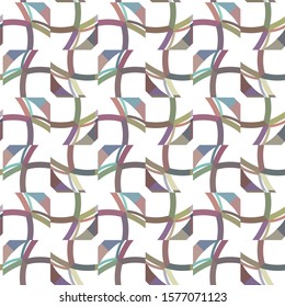 Geometric ornamental vector pattern. Seamless design texture.