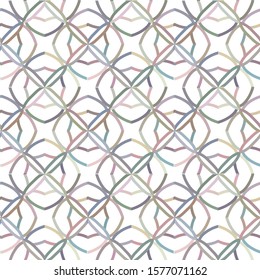 Geometric ornamental vector pattern. Seamless design texture.