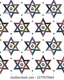 Geometric ornamental vector pattern. Seamless design texture.