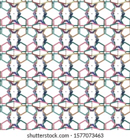 Geometric ornamental vector pattern. Seamless design texture.