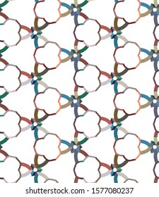 Geometric ornamental vector pattern. Seamless design texture.