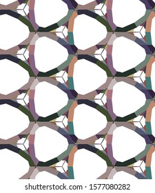 Geometric ornamental vector pattern. Seamless design texture.