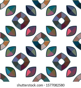 Geometric ornamental vector pattern. Seamless design texture.