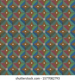 Geometric ornamental vector pattern. Seamless design texture.