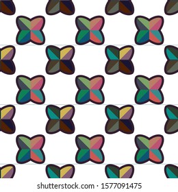 Geometric ornamental vector pattern. Seamless design texture.