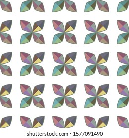 Geometric ornamental vector pattern. Seamless design texture.