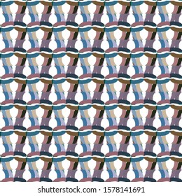 Geometric ornamental vector pattern. Seamless design texture.