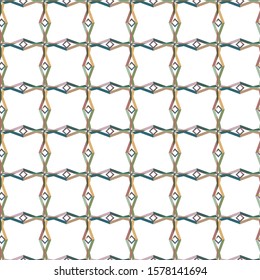 Geometric ornamental vector pattern. Seamless design texture.