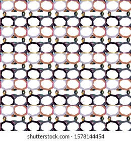Geometric ornamental vector pattern. Seamless design texture.