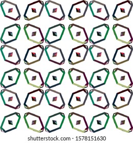 Geometric ornamental vector pattern. Seamless design texture.