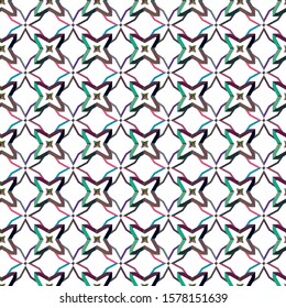 Geometric ornamental vector pattern. Seamless design texture.
