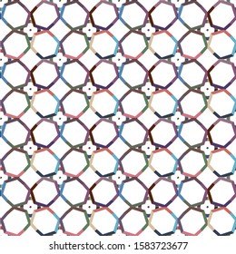 Geometric ornamental vector pattern. Seamless design texture.