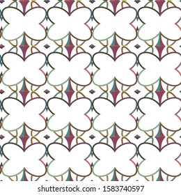 Geometric ornamental vector pattern. Seamless design texture.