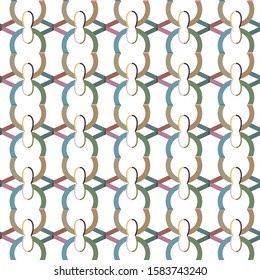 Geometric ornamental vector pattern. Seamless design texture.