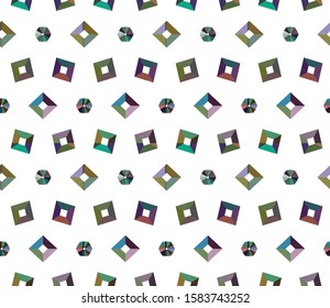 Geometric ornamental vector pattern. Seamless design texture.