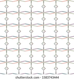 Geometric ornamental vector pattern. Seamless design texture.
