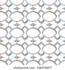 Geometric ornamental vector pattern. Seamless design texture.