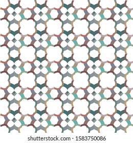 Geometric ornamental vector pattern. Seamless design texture.