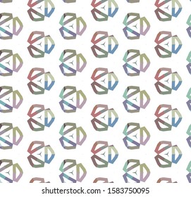 Geometric ornamental vector pattern. Seamless design texture.