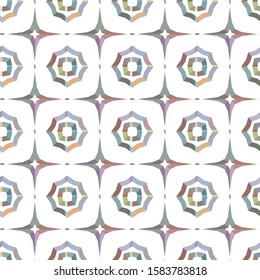 Geometric ornamental vector pattern. Seamless design texture.