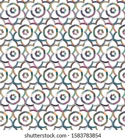 Geometric ornamental vector pattern. Seamless design texture.