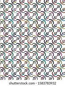 Geometric ornamental vector pattern. Seamless design texture.